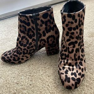 Cheetah Booties